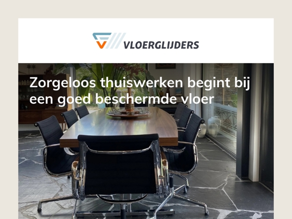 Zorgeloos thuiswerken begint bij een goed beschermde vloer 💪