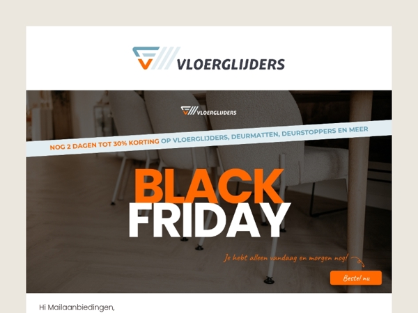 Nog maar 2 dagen tot 30% korting  🖤