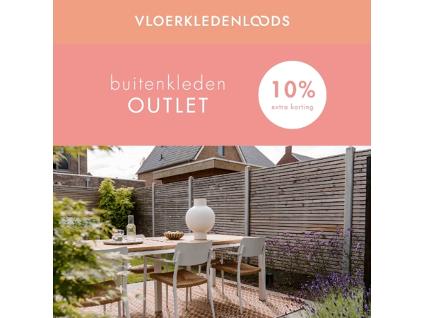 Buitenkleden outlet: laagste prijs + 10% extra korting 🌿