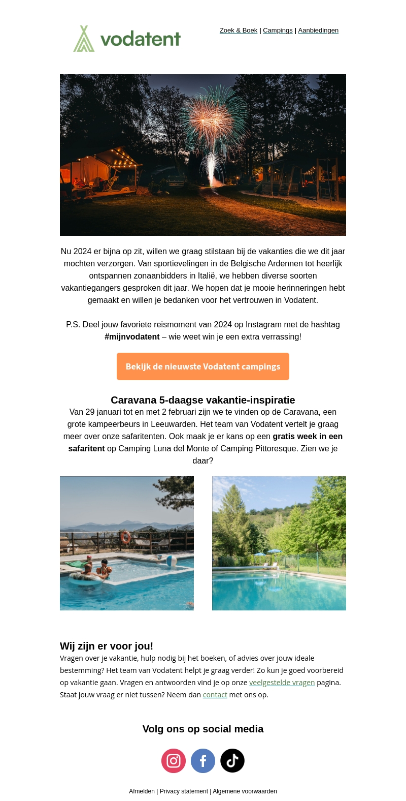 We willen je bedanken voor het afgelopen jaar.☀️ We willen je bedanken voor het afgelopen jaar.☀️