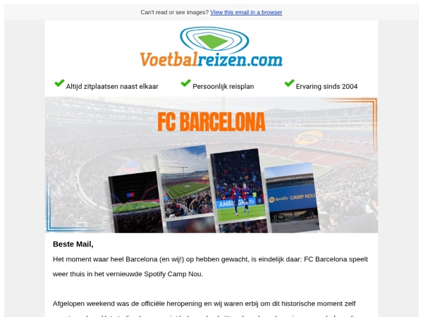 🔵🔴 FC Barcelona is terug in Camp Nou!