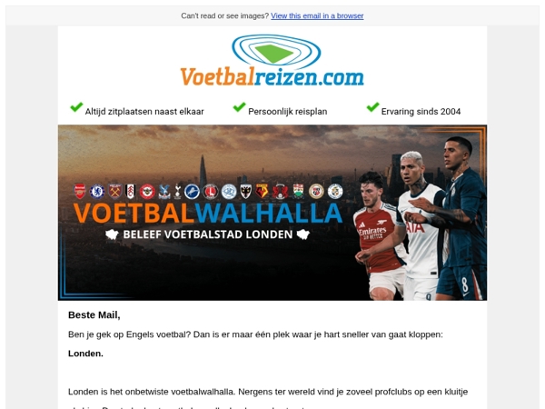Londen: Het ultieme voetbalwalhalla ⚽