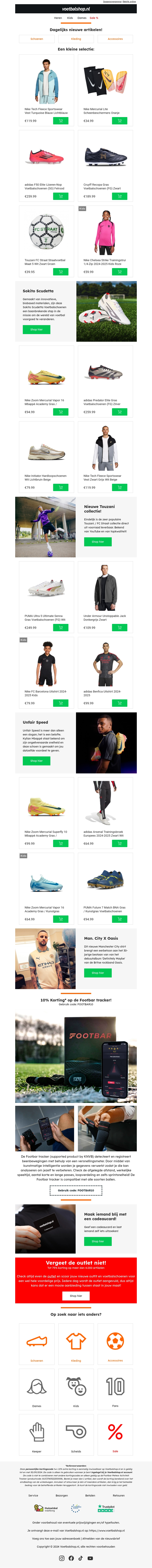 🆕 10% Korting op Footbar en héél veel nieuwe artikelen! 🆕 10% Korting op Footbar en héél veel nieuwe artikelen!