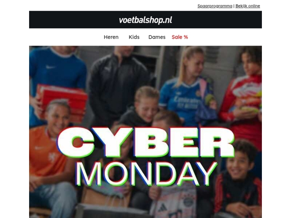 Cyber Monday | Scoor jij in de verlenging? ⏱