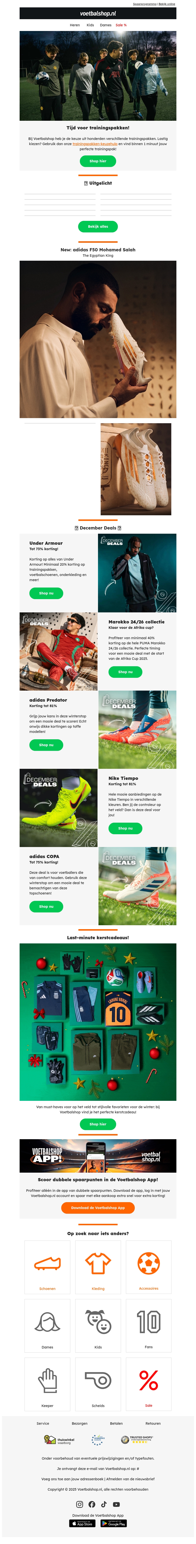 ❄️ Tijd voor trainingspakken én tijdelijk GRATIS standaard verzending op alles! ❄️ Tijd voor trainingspakken én tijdelijk GRATIS standaard verzending op alles!