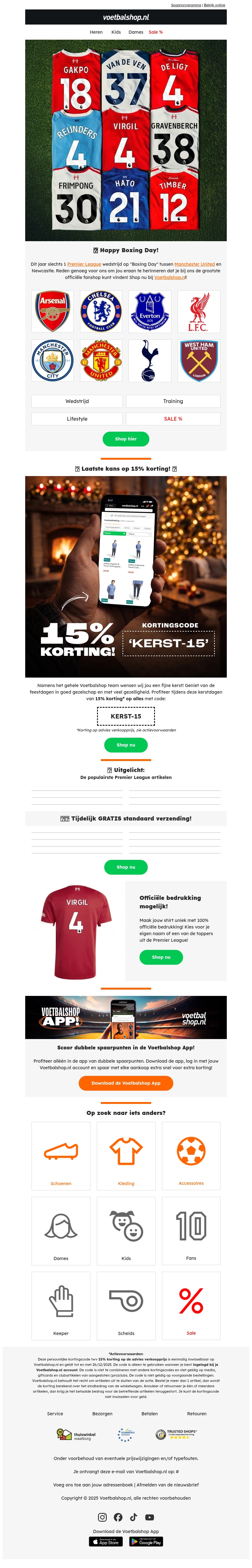 ๐ Happy Boxing Day | Laatste kans op 15% korting! ๐ Happy Boxing Day | Laatste kans op 15% korting!