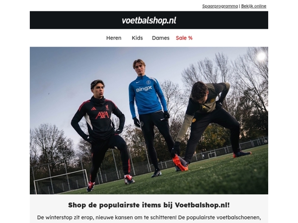 ⚽ De meest gewilde items, voor jou geselecteerd!