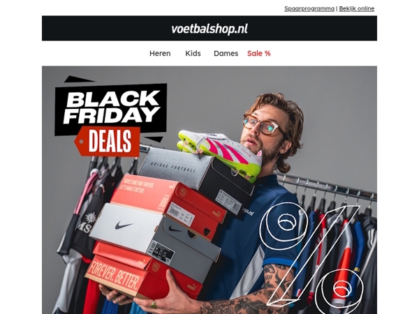 🚨 Black Friday Deals | We zijn begonnen!