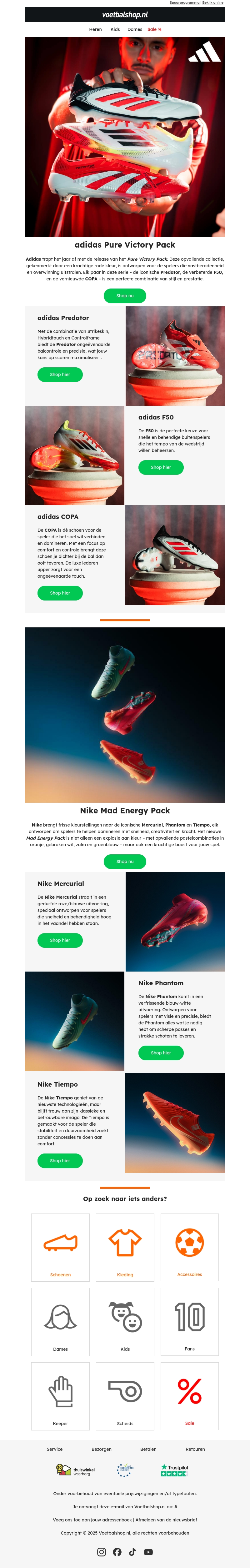 NEW RELEASES: adidas Pure Victory Pack & Nike Mad Energy Pack NEW RELEASES: adidas Pure Victory Pack & Nike Mad Energy Pack