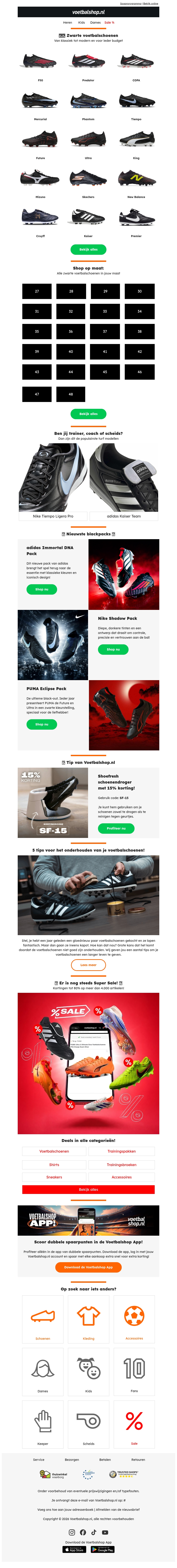 ⚽🖤 Zwarte voetbalschoenen ⚽🖤 Zwarte voetbalschoenen
