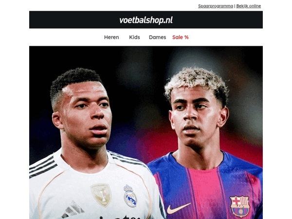 Super Sunday! Check de grootste collectie officiële clubartikelen!