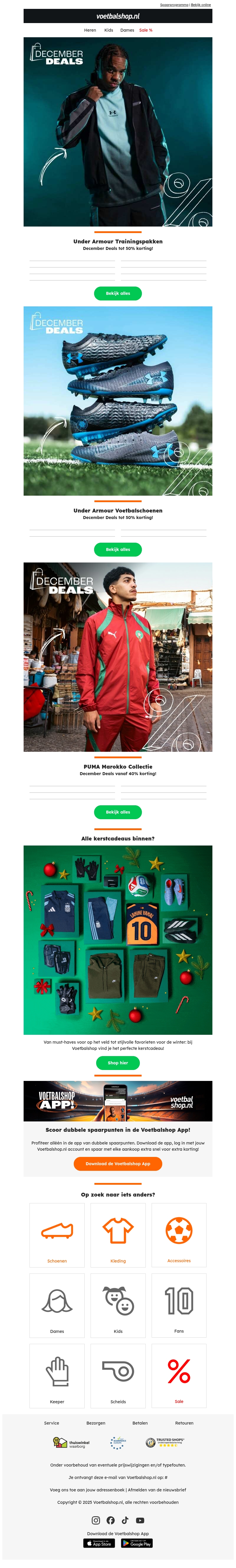 ๐จ December Deals | Trainingspakken van Under Armour, Marokko en meer! ๐จ December Deals | Trainingspakken van Under Armour, Marokko en meer!