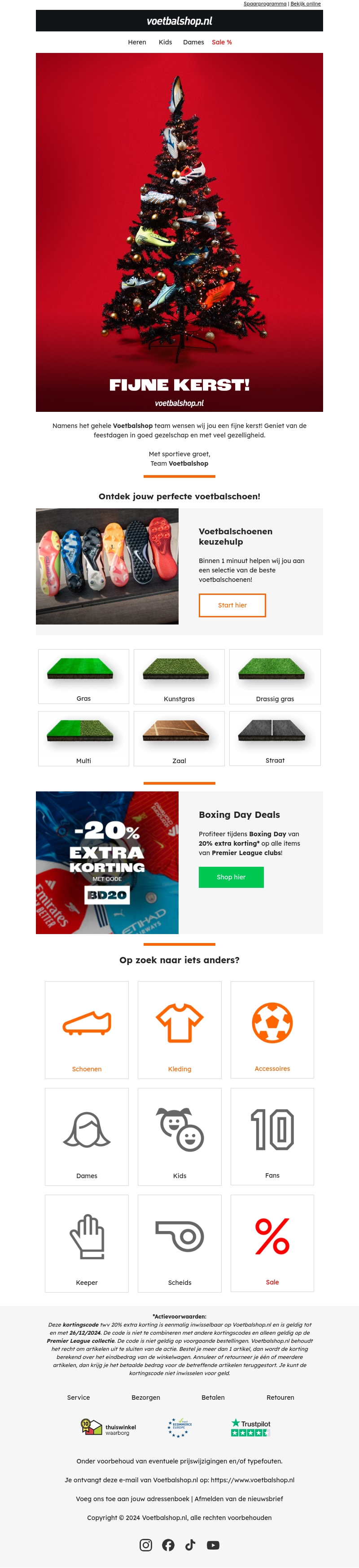 Voetbalshop wenst je fijne feestdagen! ππ Voetbalshop wenst je fijne feestdagen! ππ