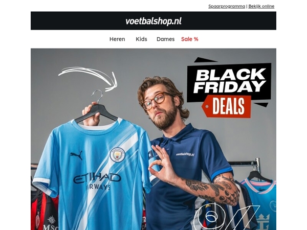 Dit zijn de populairste Black Friday Fanshop Deals tot nu toe!