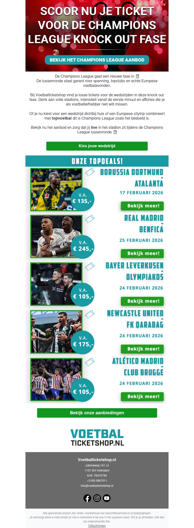 ๐ฅ De Champions League gaat verder en dit zijn de tussenrondes ๐ฅ De Champions League gaat verder en dit zijn de tussenrondes