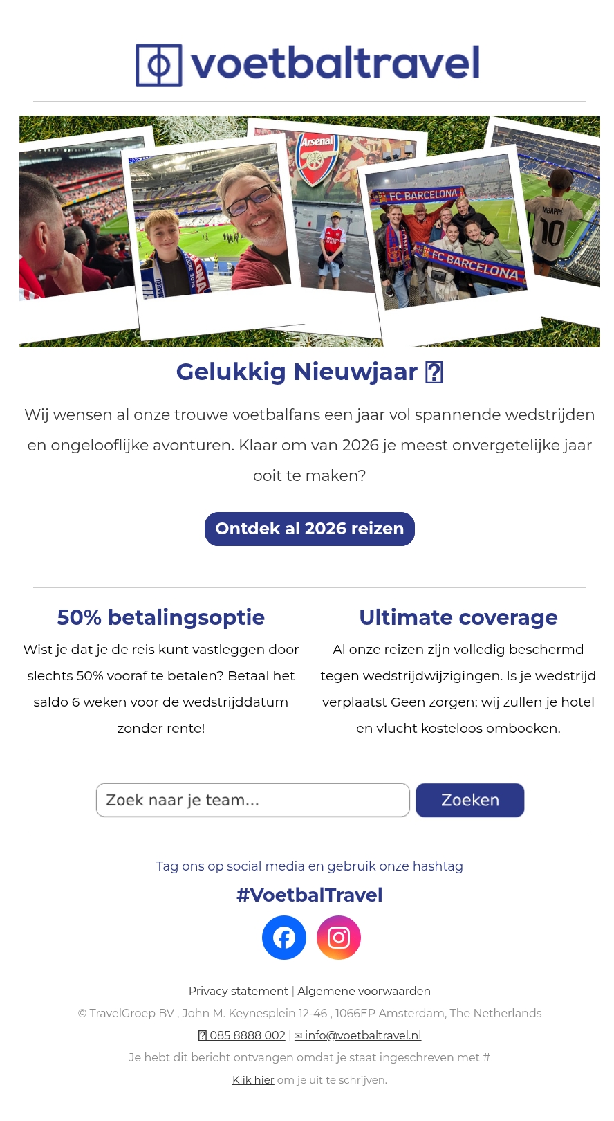 🎇 Gelukkig Nieuwjaar van Voetbaltravel! 🎇 Gelukkig Nieuwjaar van Voetbaltravel!