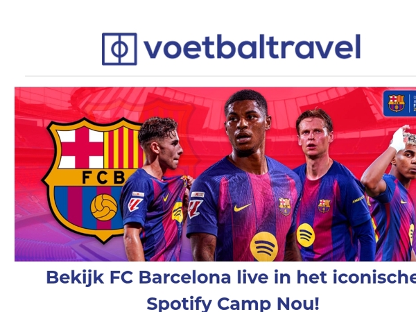 🔵🔴 Bekijk FC Barcelona in Spotify Camp Nou