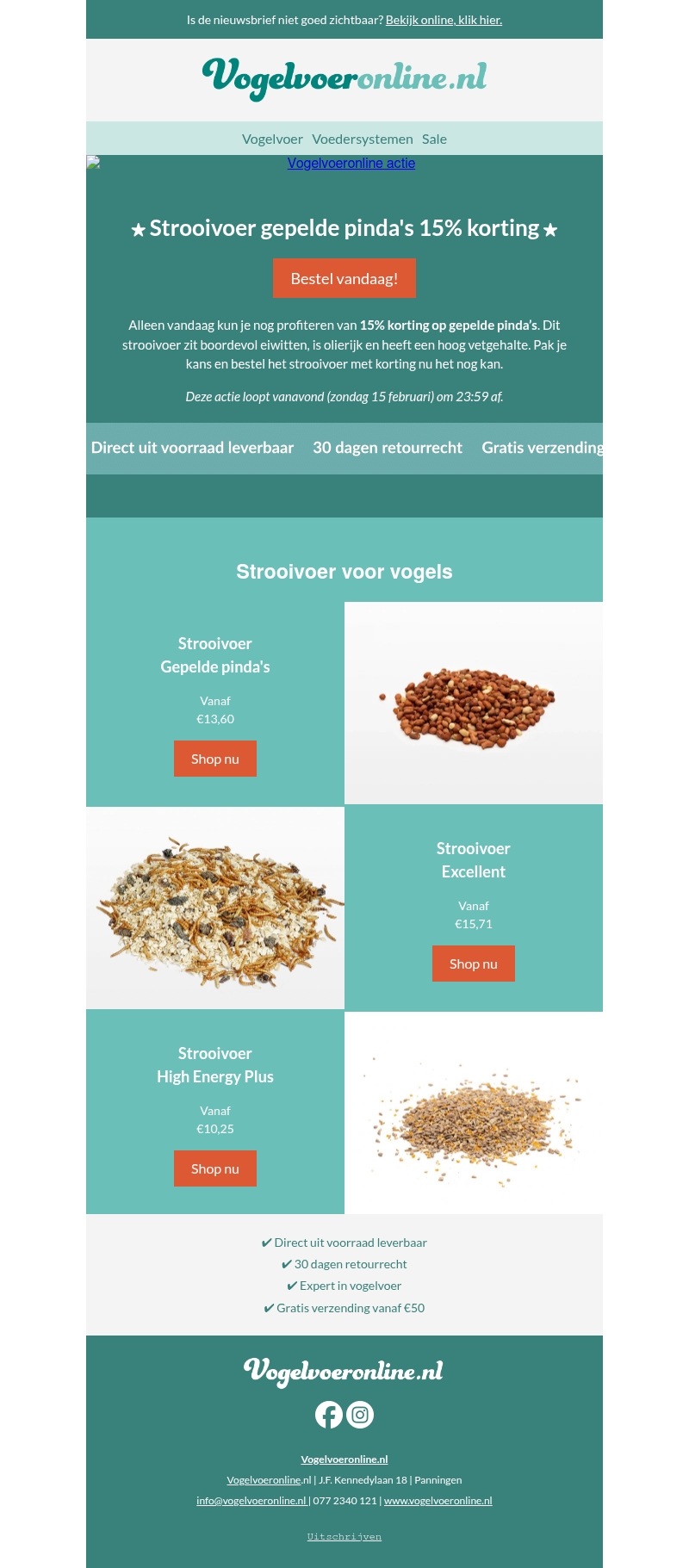 Laatste dag om te profiteren! Laatste dag om te profiteren!