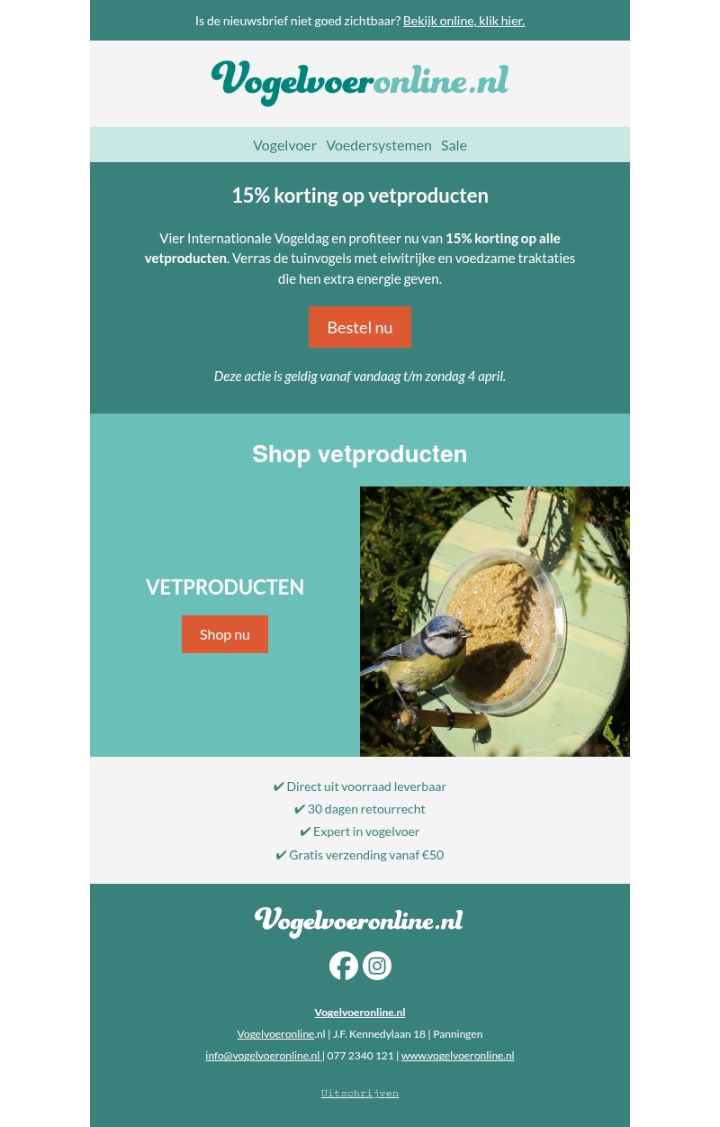 Internationale Vogeldag! Internationale Vogeldag!