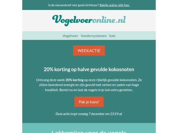 Ontvang 20% korting...