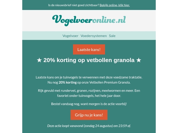 Nog 1 dag!