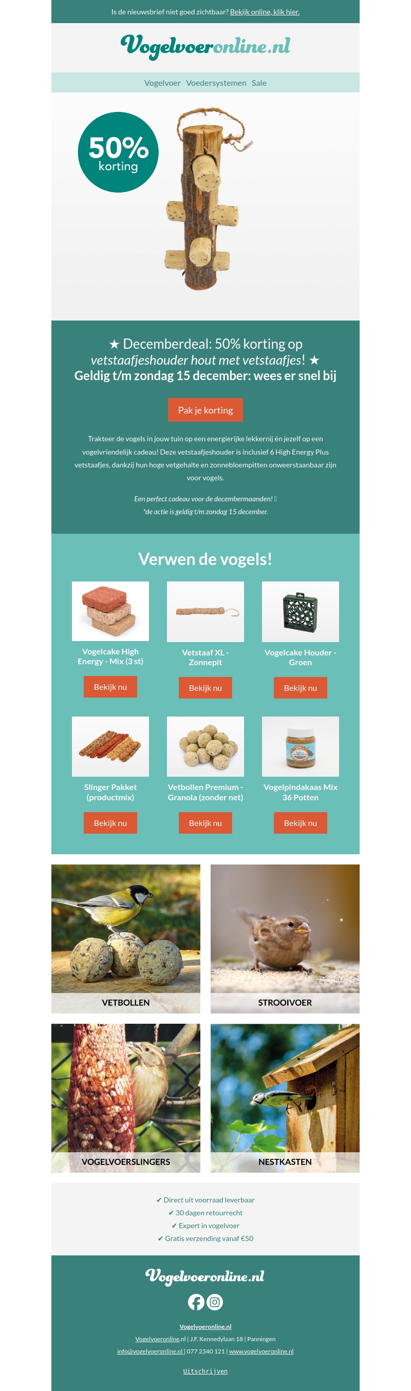 Mega deal: 50% korting op vetstaafjeshouder met vetstaafjes – Bestel nu! 🎉🐦️ Mega deal: 50% korting op vetstaafjeshouder met vetstaafjes – Bestel nu! 🎉🐦️