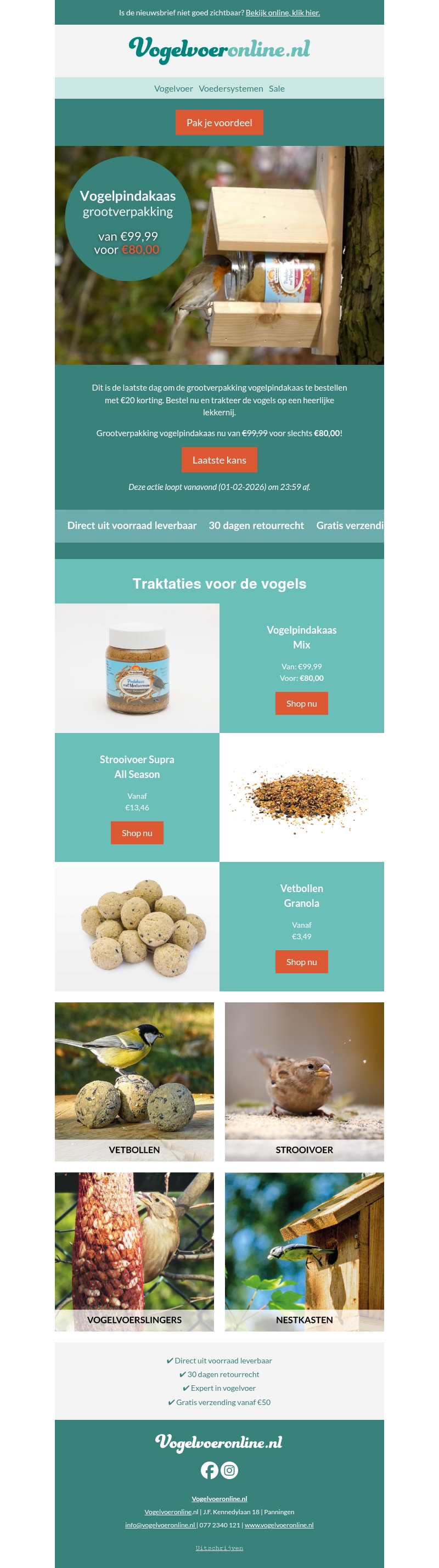 Laatste dag om te profiteren! Laatste dag om te profiteren!