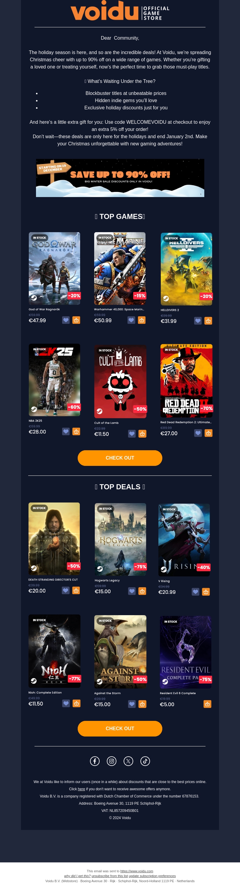 ๐ Celebrate Christmas with Up to 90% Off Games! ๐ฎ ๐ Celebrate Christmas with Up to 90% Off Games! ๐ฎ