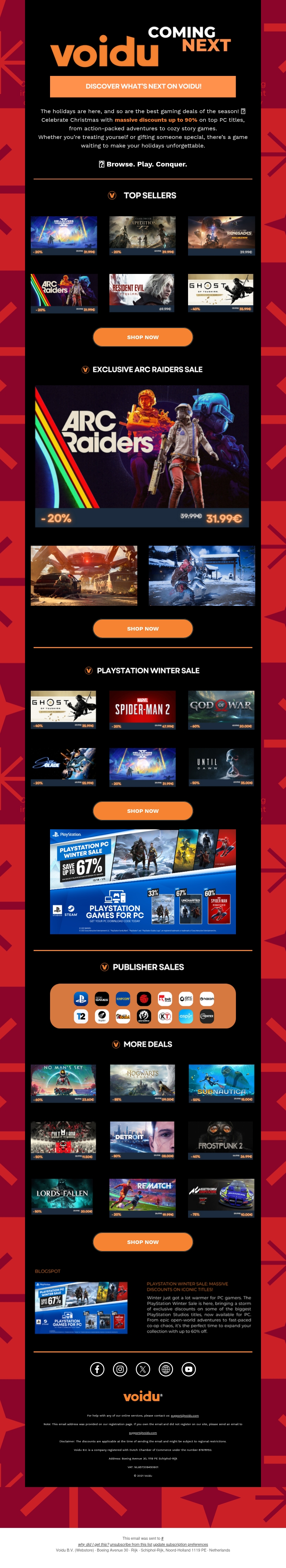 Merry Christmas from Voidu! π
Unwrap Epic Gaming Deals Merry Christmas from Voidu! π
Unwrap Epic Gaming Deals