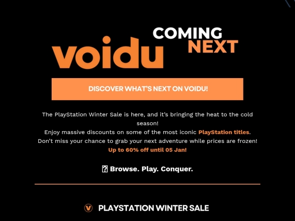 ❄️ PlayStation Winter Sale: Epic Discounts Up to 60%!