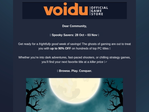 👻 Spooky Savers are here – Up to 90% OFF this Halloween!