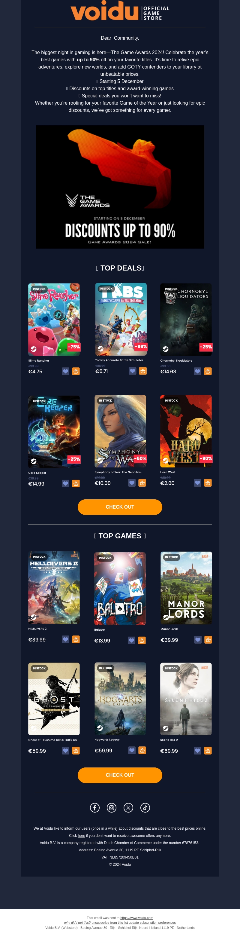 Celebrate The Game Awards with Massive Discounts! ๐ Celebrate The Game Awards with Massive Discounts! ๐