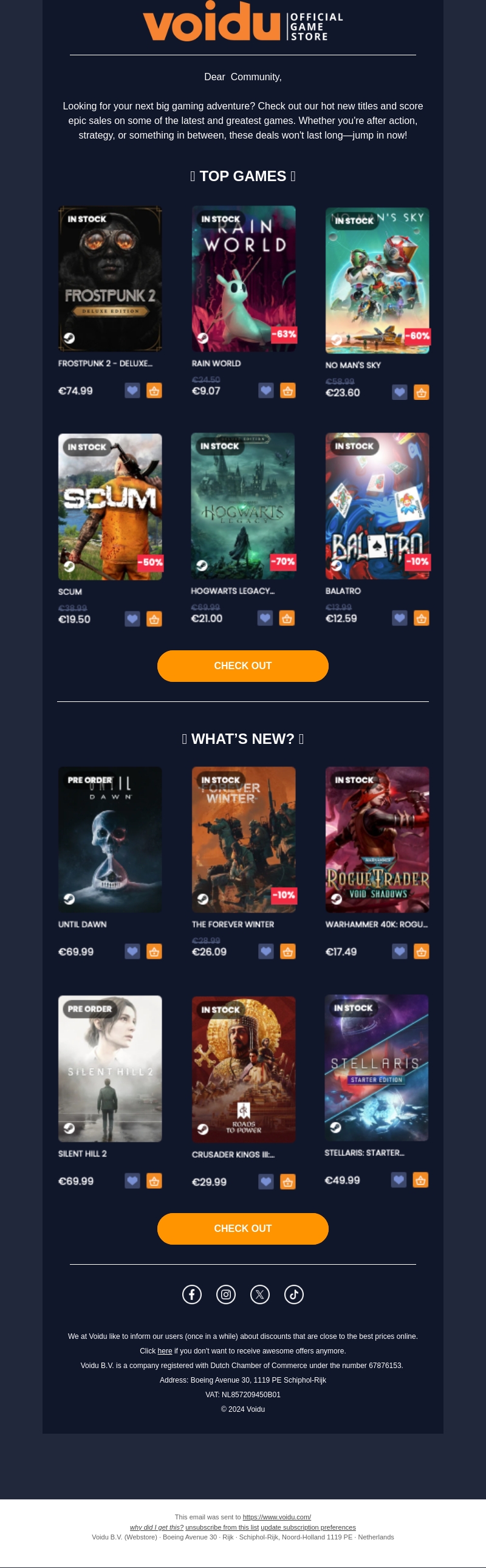 New Games, Hot Titles, and Epic Sales Are Here! π₯ New Games, Hot Titles, and Epic Sales Are Here! π₯