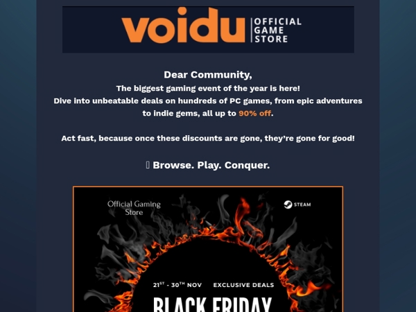 🎮 Black Friday Deals Are Live – Up to 90% Off!