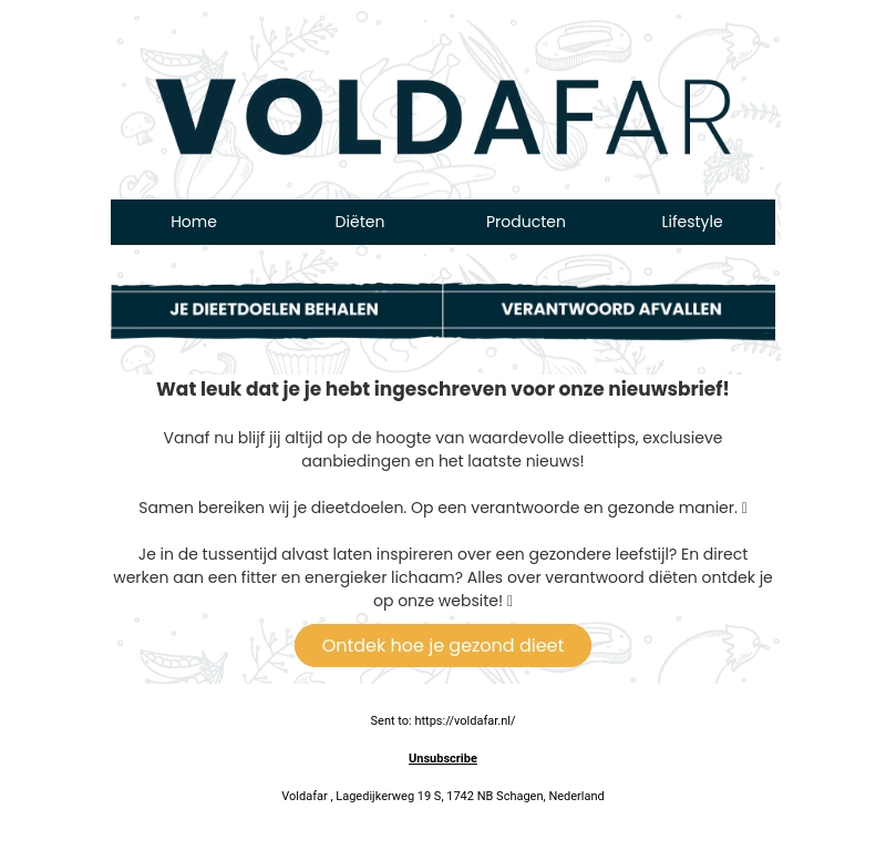 Je bent aangemeld voor de nieuwsbrief! ✅ Je bent aangemeld voor de nieuwsbrief! ✅