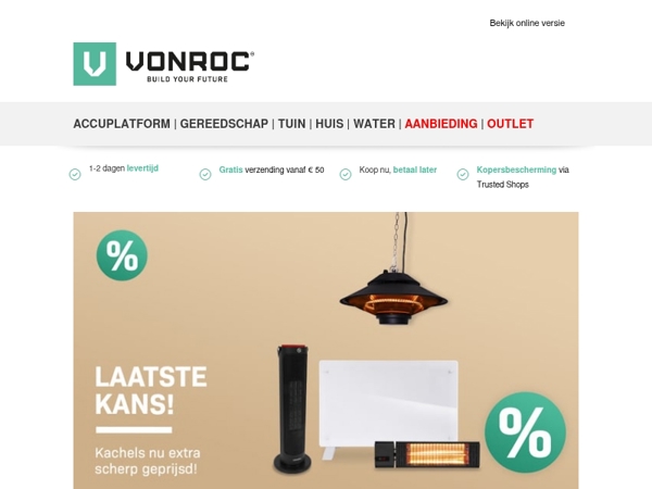 Kachels nu extra scherp geprijsd! 🔥