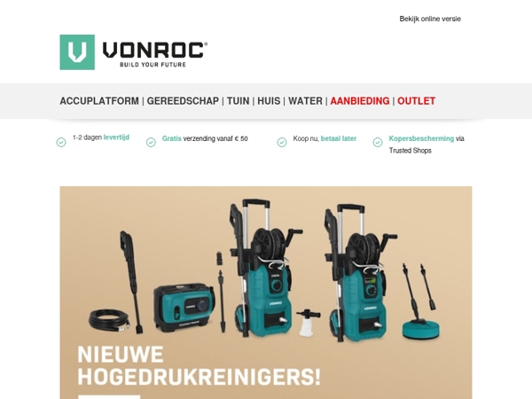 ✨Ontdek de nieuwste generatie VONROC hogedrukreinigers