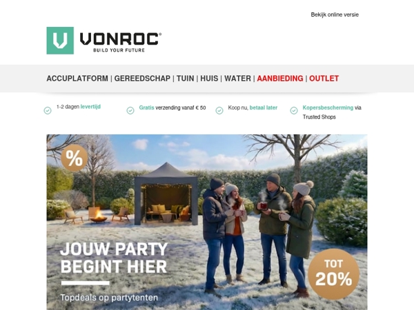 VONROC wenst je fijne feestdagen en een goed 2026!🎄