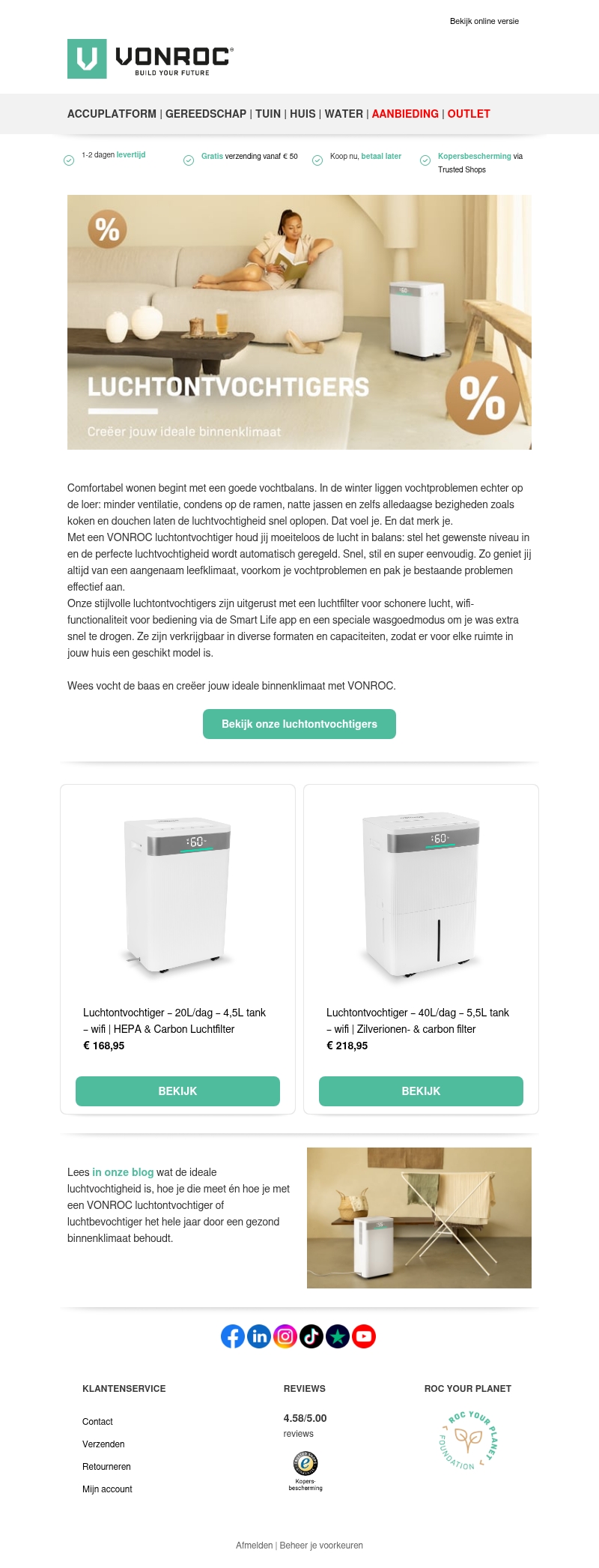 Nieuwe luchtontvochtigers in ons assortiment!π§ Nieuwe luchtontvochtigers in ons assortiment!π§