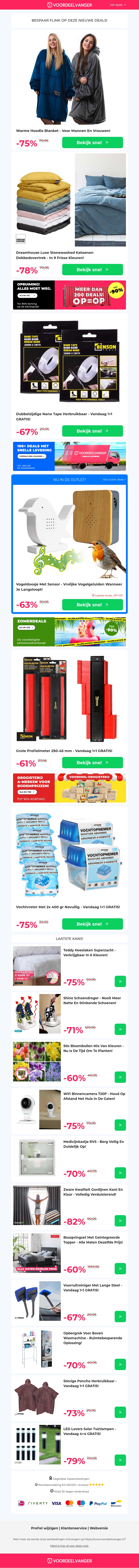 π¨ -75% Korting: Hoodie Blanket / Stonewashed Dekbedovertrek / Nano Tape 1+1 / Profielmeter 1+1 / Vochtvreter 1+1 π¨ -75% Korting: Hoodie Blanket / Stonewashed Dekbedovertrek / Nano Tape 1+1 / Profielmeter 1+1 / Vochtvreter 1+1