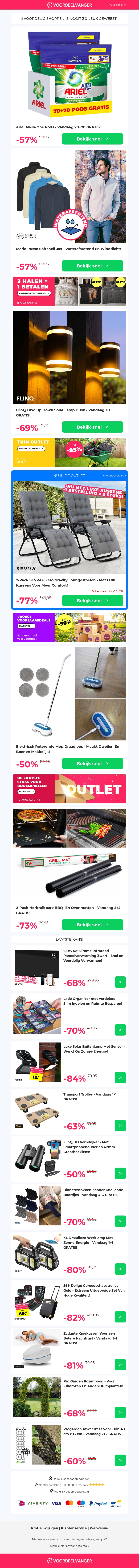 π§Ό 70+70 PODS: Ariel Pods SALE / Softshell Jas / Dusk Buitenlamp 1+1 / Elektrische Mop / Ovenmatten 1+1 π§Ό 70+70 PODS: Ariel Pods SALE / Softshell Jas / Dusk Buitenlamp 1+1 / Elektrische Mop / Ovenmatten 1+1