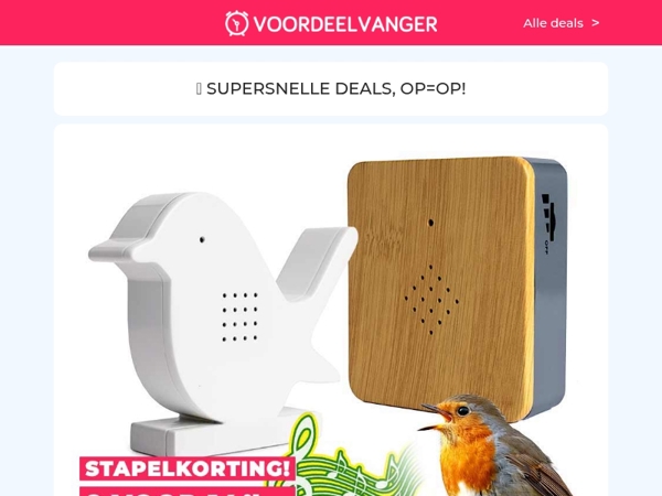 🦜🎶 Vogeldoosje Met EXTRA STAPELKORTING / Gereedschapshouder 1+1 Gratis / Nano Tape 1+1 / Fietstas Dubbel / Pulse Oximeter 1+1