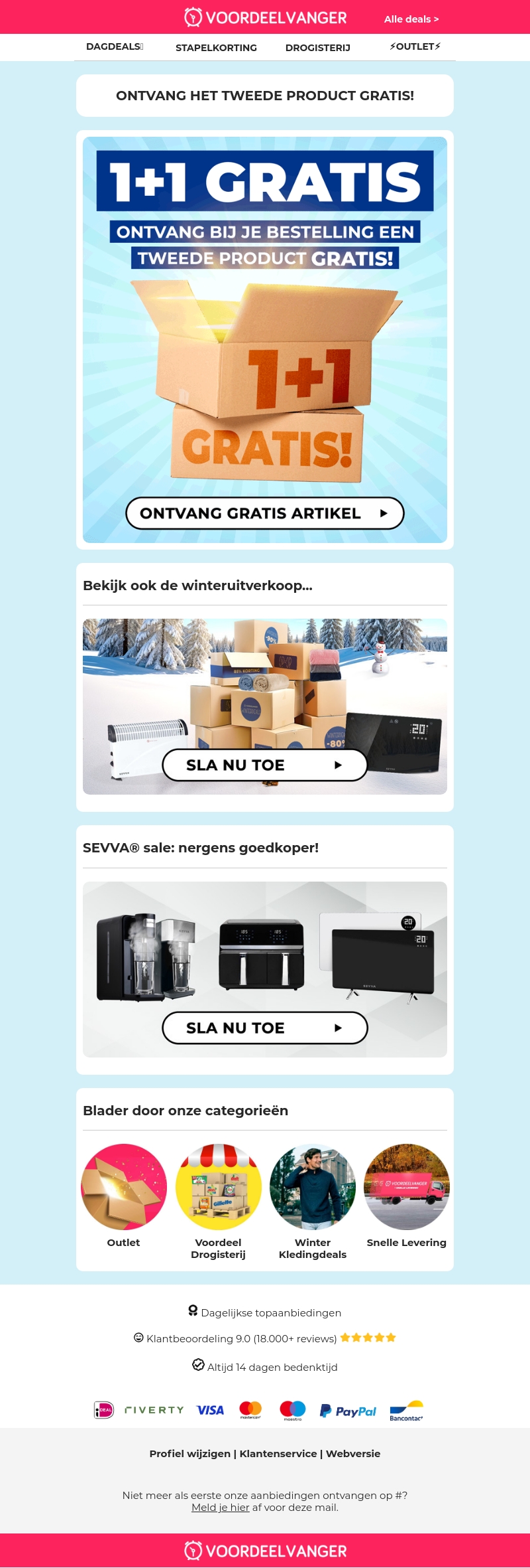 ๐ Laatste Kans: 1+1 GRATIS op meer dan 50 deals! ๐ ๐ Laatste Kans: 1+1 GRATIS op meer dan 50 deals! ๐