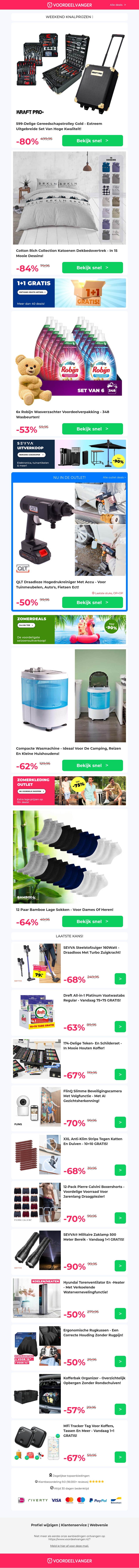 ORANJEKORTING! π Gereedschapstrolley Gold / Katoenen Dekbedovertrek / Robijn Wasverzachter / Wasmachine / Bamboe Sokken ORANJEKORTING! π Gereedschapstrolley Gold / Katoenen Dekbedovertrek / Robijn Wasverzachter / Wasmachine / Bamboe Sokken