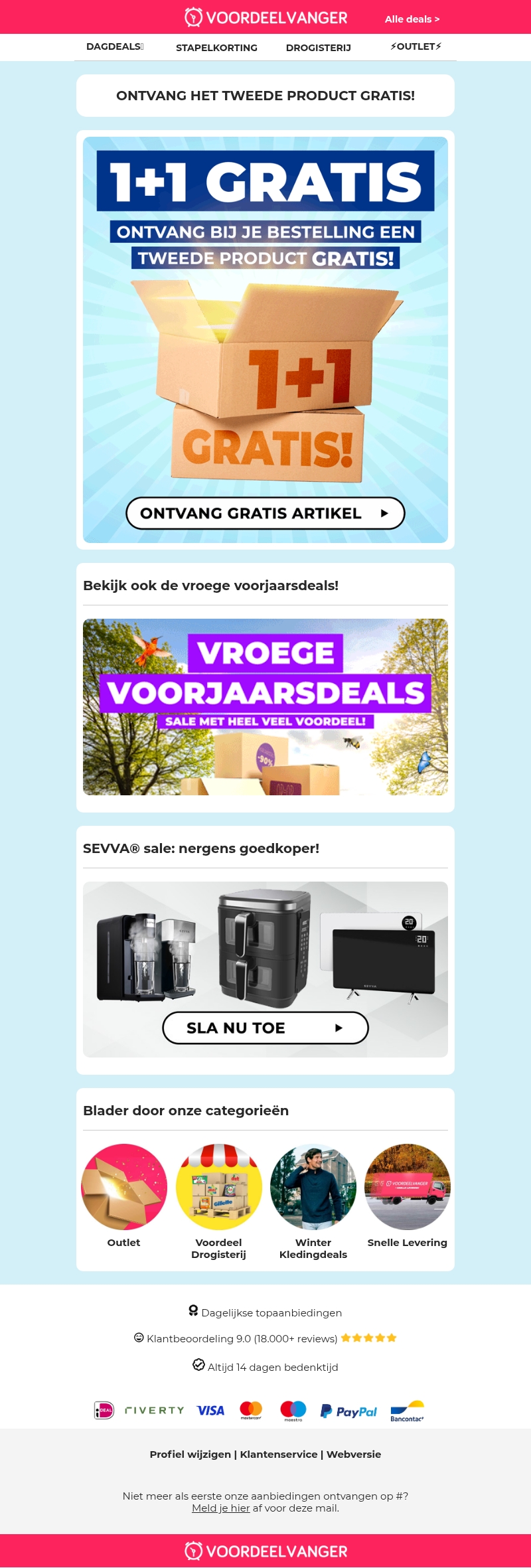 🎉 Alle 1+1 GRATIS geselecteerd! Meer dan 50 deals! 🎁 🎉 Alle 1+1 GRATIS geselecteerd! Meer dan 50 deals! 🎁