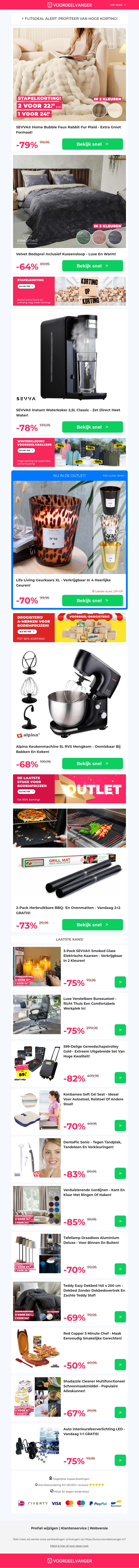 STAPELKORTING: Bubble Faux Fur Plaid / Velvet Bedsprei / Instant Waterkoker / Keukenmachine / Ovenmatten STAPELKORTING: Bubble Faux Fur Plaid / Velvet Bedsprei / Instant Waterkoker / Keukenmachine / Ovenmatten