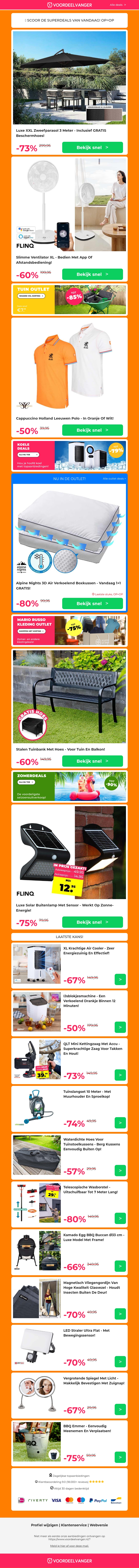 Zweefparasol XL 3 Meter - NERGENS GOEDKOPER πͺ / Slimme Ventilator / Holland EK Polo / Tuinbank / Buitenlamp Zweefparasol XL 3 Meter - NERGENS GOEDKOPER πͺ / Slimme Ventilator / Holland EK Polo / Tuinbank / Buitenlamp