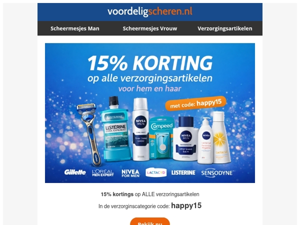 Gillette en Wilkin Scheermesjes | Alle verzorging |15% korting