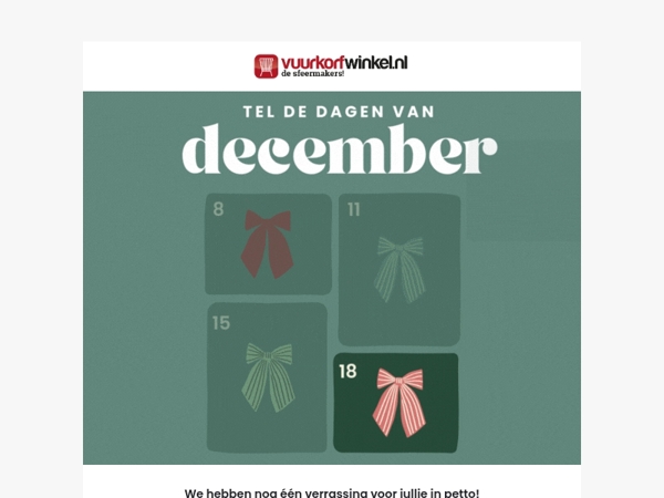 Open het laatste deurtje 👀