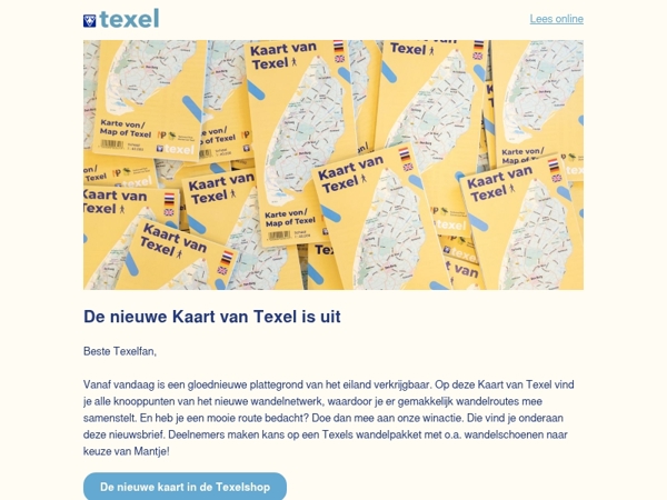 Ontdek de nieuwe Kaart van Texel!